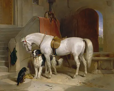 Favourites, the Property of H.R.H. Prince George of Cambridge Edwin Henry Landseer